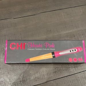 Chi Haute Pink Ceramic Tapered Curling Wand